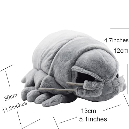 keaiart-ly Realistic Giant Isopod Stuffed Animal Plush Toy, Lifelike Ocean Plushies, Simulation Animals Doll thumbnail 2
