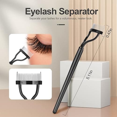 SWEET VIEW Eyebrow Brush Eyelash Separator Brow Comb & Lash Spoolie Professional Eye Makeup Tools (3 Pieces Set) thumbnail 3