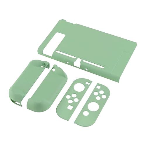 eXtremeRate PlayVital Back Cover for Nintendo Switch Console,Joycon Handheld Controller Separable Protector Hard Shell,Dockable Protective Case for Nintendo Switch - Matcha Green (NOT for Switch 2) thumbnail 9