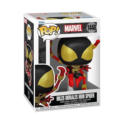 Funko POP Marvel: Spider-Man Comics - Miles Morales Iron Spider - 1/6 Odds for Rare Chase Variant - Marvel Comics - Collectable Vinyl Figure - Gift Idea - Official Merchandise - for Kids & Adults - Image 1