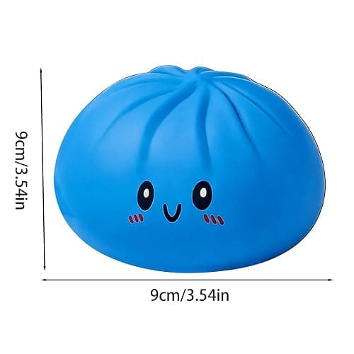 Dumpling Dumpling Squishy Mystery XXL avec Visage, Dumplings mystérieux, Jouet malléable en Forme de Petits cuits à la Vapeur – Jouet à Doigts pour soulager l'anxiété thumbnail 5