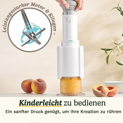 Cuisinart FreezeWand Eismaschine – 5in1 Eiscreme, Sorbet, Milchshake, Slushie – 3 Becher – Vegan, laktosefrei, proteinreich – 5 Min. Zubereitung – Kompakt & tragbar, Weiß/Grau thumbnail 6