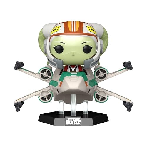 Funko POP! Rides: Star Wars Rebels - Hera in X-Wing - Amazon Exclusive | Official Sci-Fi Merch - Collectable Vinyl Figurine for Shelf Display - Birthday Gift Idea for Fans and Collectors - Image 1