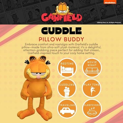 Garfield Bedding Super Soft Cozy Decorative Cuddle Pillow, (Officially Licensed Product) By Franco Collectibles thumbnail 3