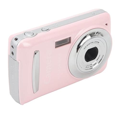 Digital Camera, FHD 1080P 16MP Portable Camera with 2.4 In Screen, 16X Digital Zoom, Auto Focus Stabilization Vlogging Camera for Kids Student Children Teens Girl Boy (Pink) thumbnail 8