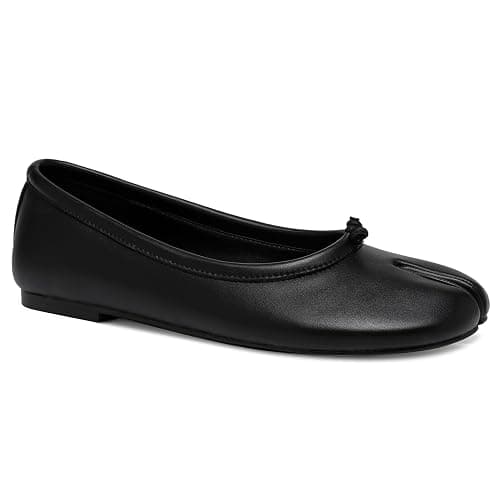 RBRKGNH Tabi Ballet Flats Shoes for Women Casual Split Toe Shoes Wide Width Ballet Flats Comfort Work Shoes for Women Office. thumbnail 6
