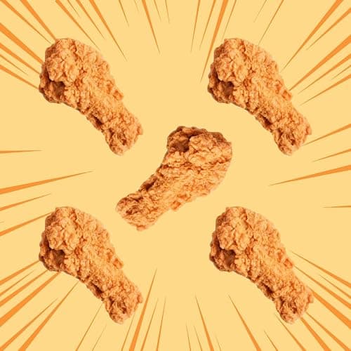 5 Pcs Simulated Chicken Legs Fake Food Model Simulated Model Lifelike Fake Fried Chicken Kitchen Home Party Decoration Display Photography Props thumbnail 8