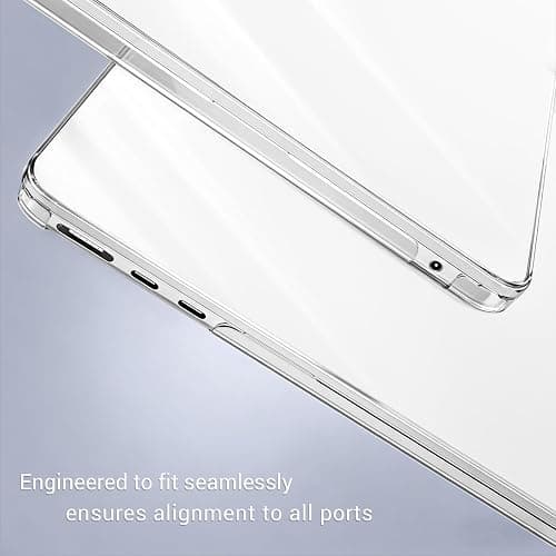 MOSISO Compatible with MacBook Air 13 inch Case M5 2026 M4 2025 M3 M2 2024-2022 A3449 A3240 A3113 A2681, Hard Shell&Keyboard Cover&Screen Film&Type C for MacBook Air 13.6 inch Case, Crystal Clear thumbnail 8