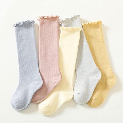 Apone Fatu Baby Knee High Socks Newborn Infants Toddlers Cotton Uniform Stockings Warm Cotton Boys Girls Stockings thumbnail 9