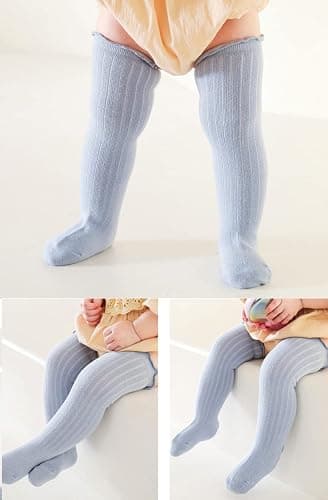 Apone Fatu Baby Knee High Socks Newborn Infants Toddlers Cotton Uniform Stockings Warm Cotton Boys Girls Stockings thumbnail 6