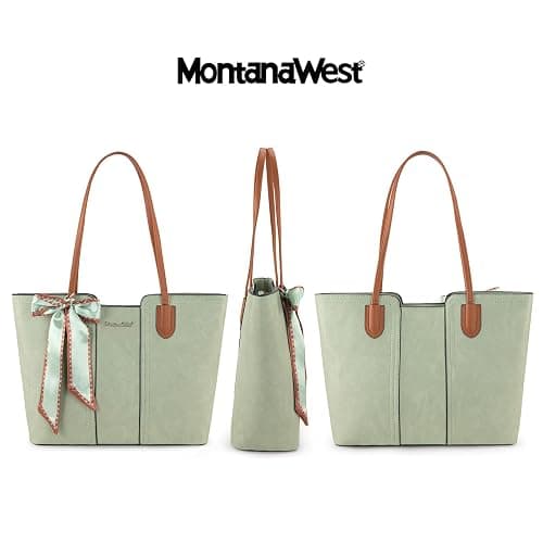 Montana West Tote Bags for Women Top Handle Satchel Purses thumbnail 5