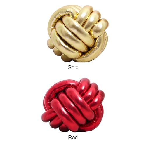 BFYDOAA Knot Ball Pillow Gold, Handmade Round Throw Pillows Decorative Knotted Ball Pillow Cushion, 20cm Creative Knotted Throw Pillows for Sofa Car Office, Household Knot Pillows for Home Decor thumbnail 5