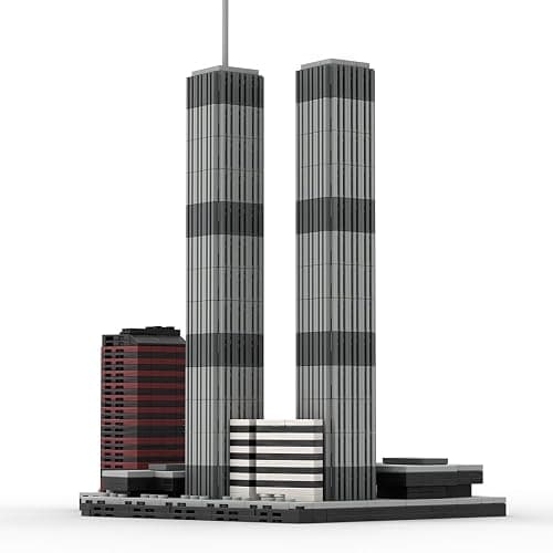StrucToys World Trade Center Building Blocks, 1/2000 World Famous Architectural, 982pcs Assemble Model for Ault to Build and Display thumbnail 6