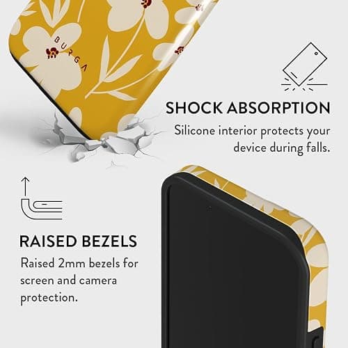 BURGA Phone Case for iPhone 15 - Cute, Trendy, Aesthetic, Pattern Phone Cover, Hard Shell Protection - fits Apple iPhone 15 Case for Women and Men thumbnail 4