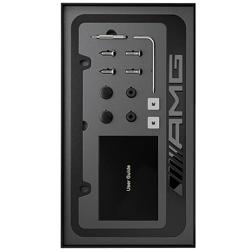 Black License Plate Frame - Image 1