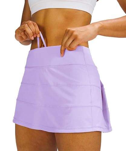 MEIVSO Women's Pleated Workout Tennis Skirts with Pockets Activewear Sports Skort Built-in Shorts thumbnail 3