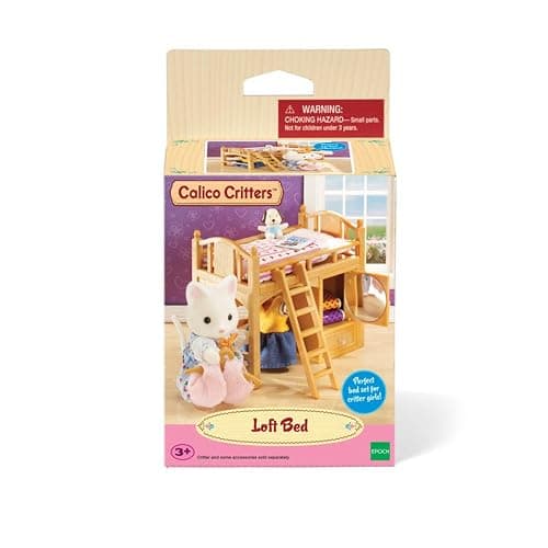 Calico Critters Loft Bed - Create a Cozy and Fun Space for Your Critters to Sleep! thumbnail 3