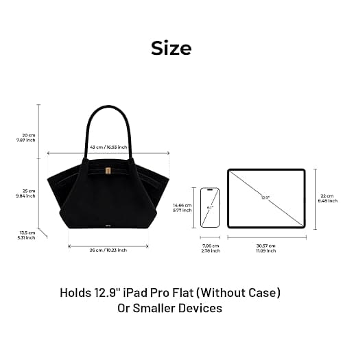 JW PEI Women's Hana Medium Faux Suede Tote Bag thumbnail 4