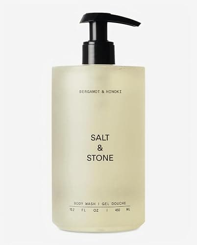 Salt & Stone Body Wash for Women & Men, Bergamot & Hinoki 15.2 fl oz | Shower Gel, Sulfate-Free, Paraben-Free, Dye-Free, Vegan, Hydrating & Moisturizing with Antioxidants, Vitamin C, Niacinamide thumbnail 8