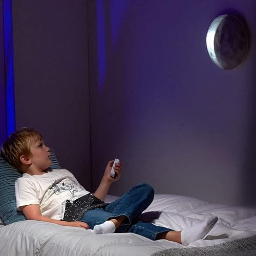 Uncle Milton Moon in My Room - 12 Light-Up Lunar Phases, Remote Control or Automatic, STEM Toy, Great Gift for Boys & Girls Ages 6+ thumbnail 2