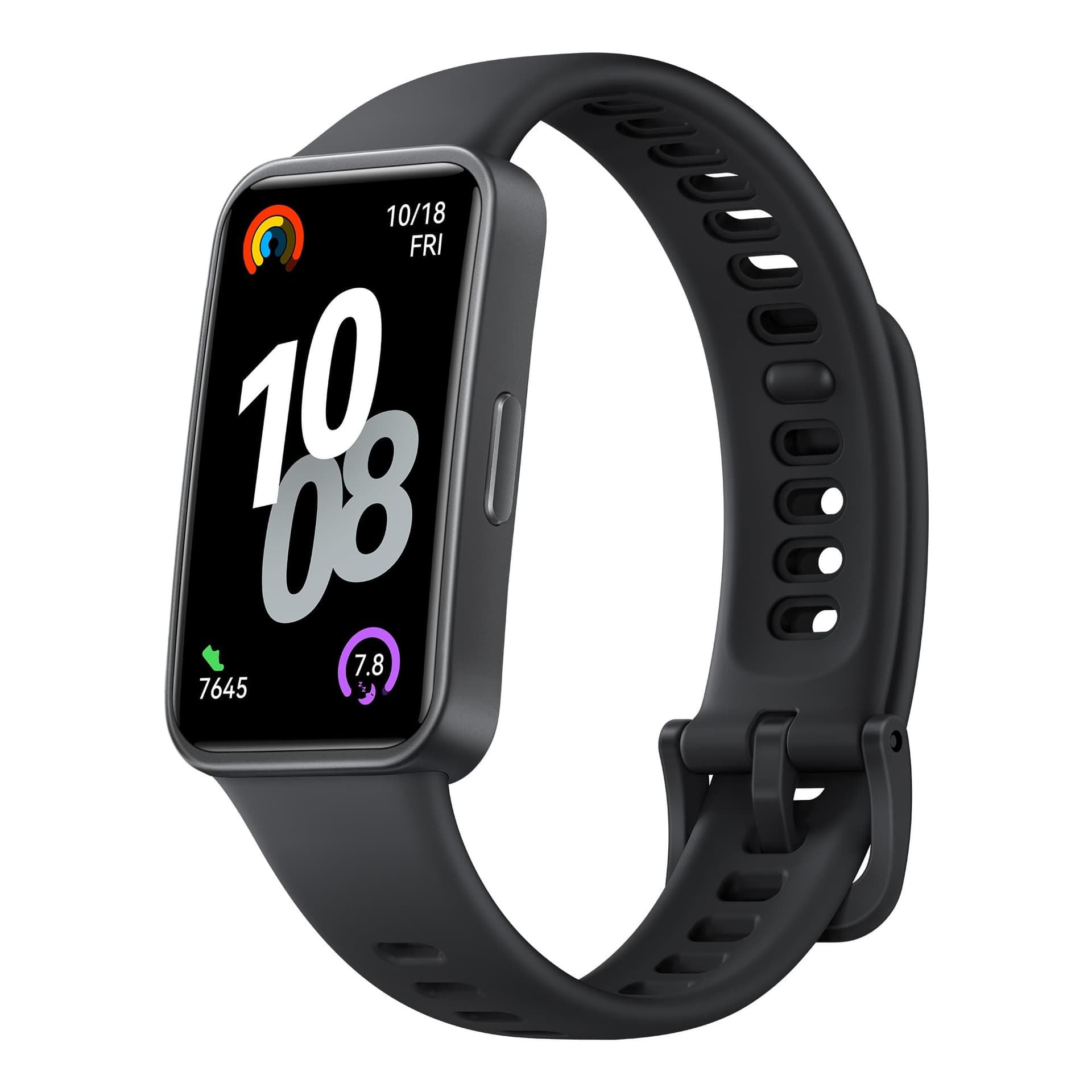 HUAWEI Band 10 Smartwatch, Monitoreo Deportivo con IA, Monitoreo de sueño avanzado, Asistente de Bienestar Emocional, Carga rápida, Compatible con iOS y Android, Negro Polimero - Image 1