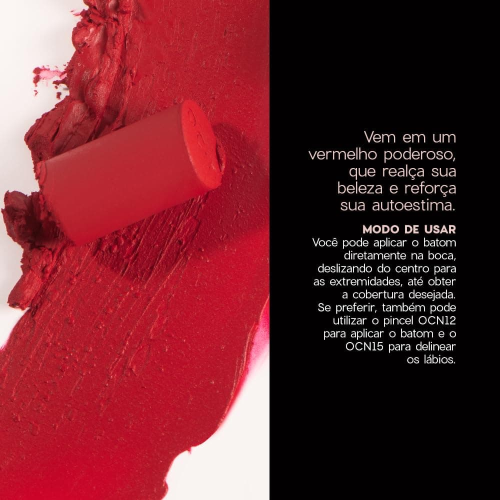 Océane Oceane The Lipstick Edition - Batom Red Kiss./Vermelho thumbnail 5