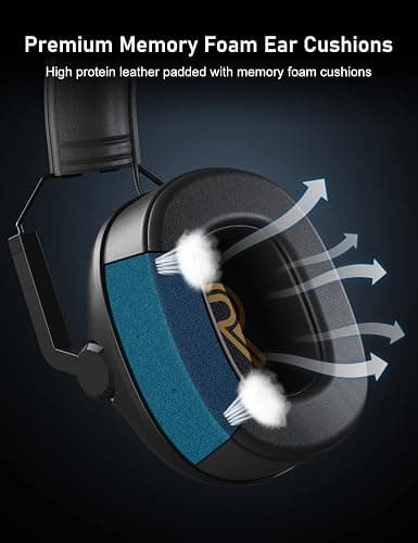 SENZER SG500 Surround Sound Pro Gaming Headset with Noise Cancelling Microphone - Soft Memory Foam Padding - Portable Foldable Headphones for PC, PS4, PS5, Xbox One, Switch - Black thumbnail 3