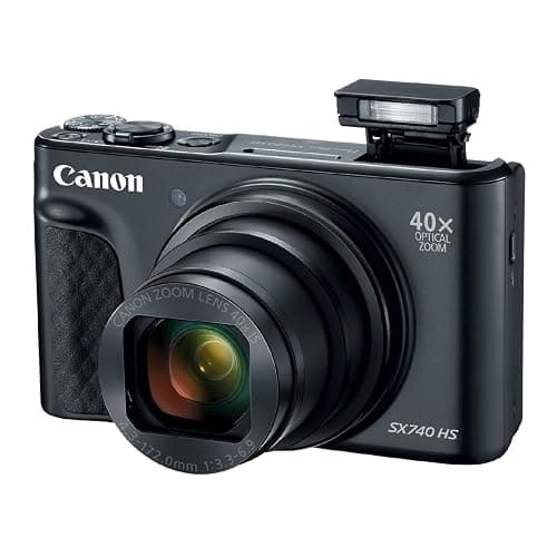 Canon Powershot SX740 HS Digital Camera (Black) thumbnail 4