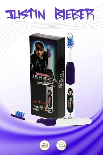 BB Designs Ltd Justin Bieber Brosse à dents chantante (Somebody to Love and Love Me) Violet thumbnail 6