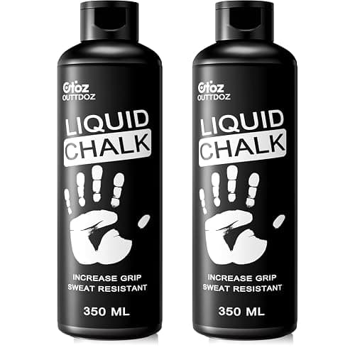 12 oz Pro Grade Liquid Chalk Mess-Free Gym Chalk for Weightlifting, Gymnastics, Rock Climbing, Dancing, Dries in Seconds. Package May Vary. - Image 1