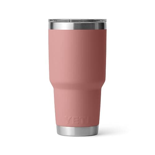 YETI Rambler 30 oz Tumbler Retired Colors, Stainless Steel, Vacuum Insulated with MagSlider Lid, Sandstone Pink thumbnail 5