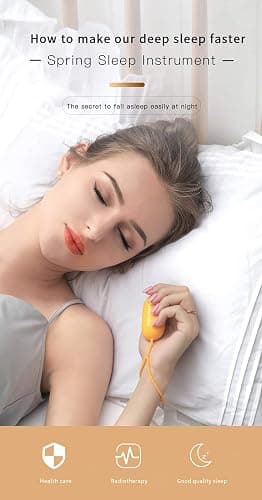 LANSIGOGBGS Sleep Instrument,Brain Massage Adjust Heart Rate,Headache Focus Attention,Small and Easy to Carry,Improve Deep Sleep (Green) thumbnail 2