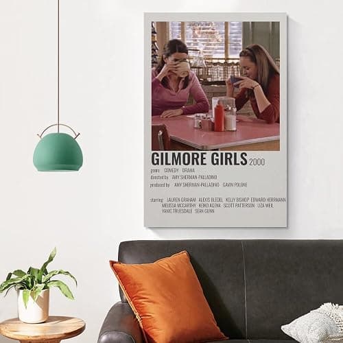 ENYPOLIS TV Series Gilmore Girls 90s Vintage Posters & Prints on Canvas Wall Art Poster for Room Decor Unframe 12x18inch(30x45cm) thumbnail 4