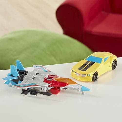 Transformers Toys Heroes and Villains Bumblebee and Starscream 2-Pack Action Figures - for Kids Ages 6 and Up, 7-inch (Amazon Exclusive) thumbnail 9