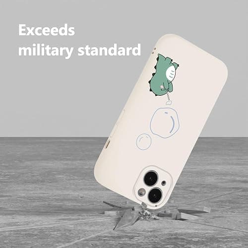 Aoldimu Aesthetics Green Dinosaur Phone Case for iPhone 14 Case Compatible with Magsafe Slim Soft Silicone Shockproof Protective Girly Funda with Dinosaur Pattern for iPhone 14 6.1 Inch thumbnail 4