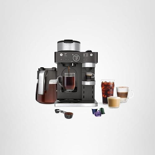 Ninja Espresso & Coffee Maker & Barista System, 3 Espresso Brew Styles, Single-Serve Coffee & Nespresso Capsule Compatible, Built-in Frother, Espresso, Cappuccino & Latte Maker, Black, CFN601 thumbnail 13