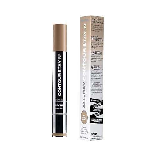 Sacheu Liquid Contour STAY-N Cream Contour, Longwear, Giving Iconic | Blendable & builable formula, lightweight, transfer & smudge-proof, vegan collagen, hyaluronic acid & peptides thumbnail 9