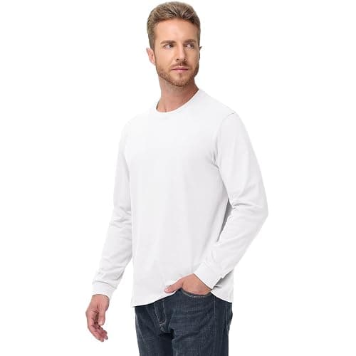 SnowElve Oversized T-Shirts for Women Men's Long Sleeve Vintage Tshirts Acid Wash Baggy T Shirts Loose Fit Sweatshirt thumbnail 4