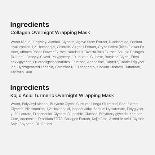 medicube Overnight Glow-Up Trio | Amazon Exclusive Holiday Overnight Wrapping Peel Off Mask | Collagen, Turmeric & PDRN | Perfect for Holiday Gifting & Self-Care | Korean Skincare for Women & Men thumbnail 7