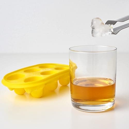 TrueZoo Quack the Ice Duck Ice Cube Tray, Easy Release Silicone Mold for Whiskey, Cocktails, Iced Tea, Jello Shots, Chocolates, Frozen Treats, Novelty Kitchen & Home Bar Gifts, Set of 1, Yellow thumbnail 2