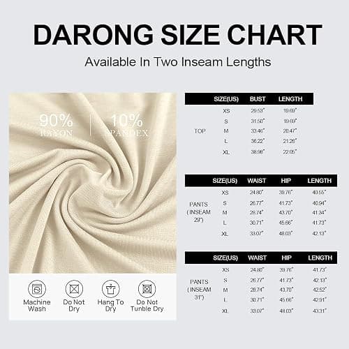 Darong Women's 2 Piece Outfits Lounge Sets 2025 Fall Long Sleeve Tops Wide Leg Pants Casual Matching Set thumbnail 4