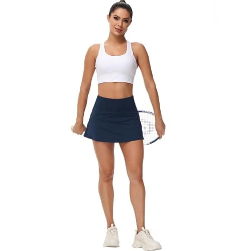 MCEDAR Pleated Tennis Skirt for Women with Pockets Women's High Waisted Athletic Golf Skorts Skirts Running Workout Shorts thumbnail 6