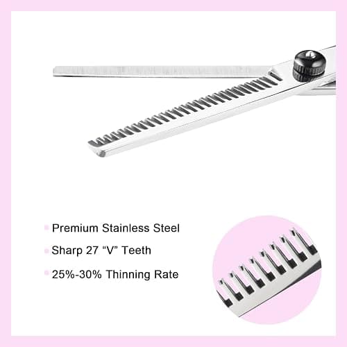 FCYSY Professional 11-Piece Hair Cutting Scissors Kit, Barber Scissors Hairdressing Texture Shears Straight Edge Razor Barber Supplies, Haircutting Shears Salon Tools thumbnail 4
