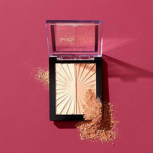 Wet n Wild MegaGlo Blushlighter, Blendable Blush & Highlighter Set, Shimmery Metallic Finish, Highlight Bling thumbnail 7