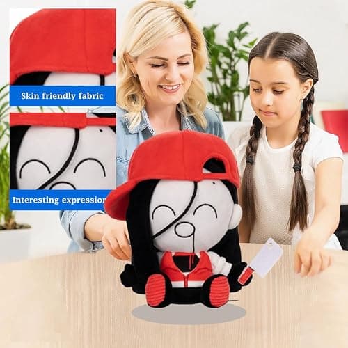Fxaiui BU-TCHER Vanity Yixi Soft Plush Ornament 7.87 Inch Modern Decorative Cushion Plush Cozy Stress Relief for Sofa Bedroom Office and Gift Giving thumbnail 5