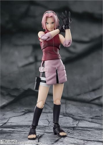 TAMASHII NATIONS - Naruto Shippuden - Sakura Haruno - Inheritor of Tsunade's Indominable Will, Bandai Spirits S.H.Figuarts Action Figure thumbnail 7