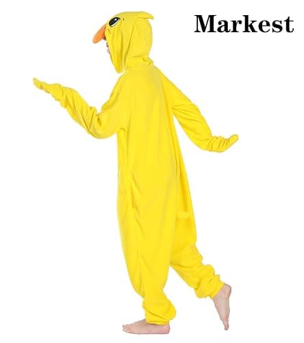 Markest Unisex Onesie for Adult and Teenagers Animal Yellow Duck Cosplay Costumes One Piece Pajama thumbnail 7
