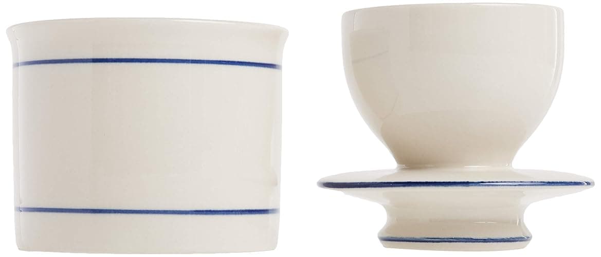 Norpro Glazed Stoneware Butter Keeper,White thumbnail 4