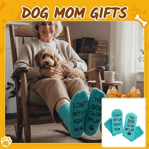 HAPPYPOP Dog Socks for Mom Dad - Dog Lovers Gifts for Women Men, Pet Lover Christmas Gifts thumbnail 3