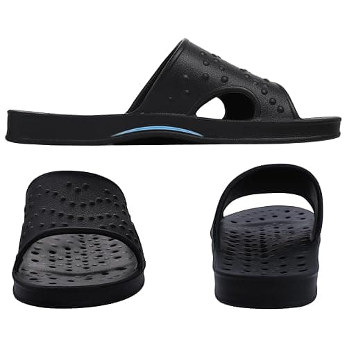 shevalues Shower Shoes for Women Men with Arch Support Quick Drying Pool Slides Lightweight Beach Sandals with Drain Holes thumbnail 5